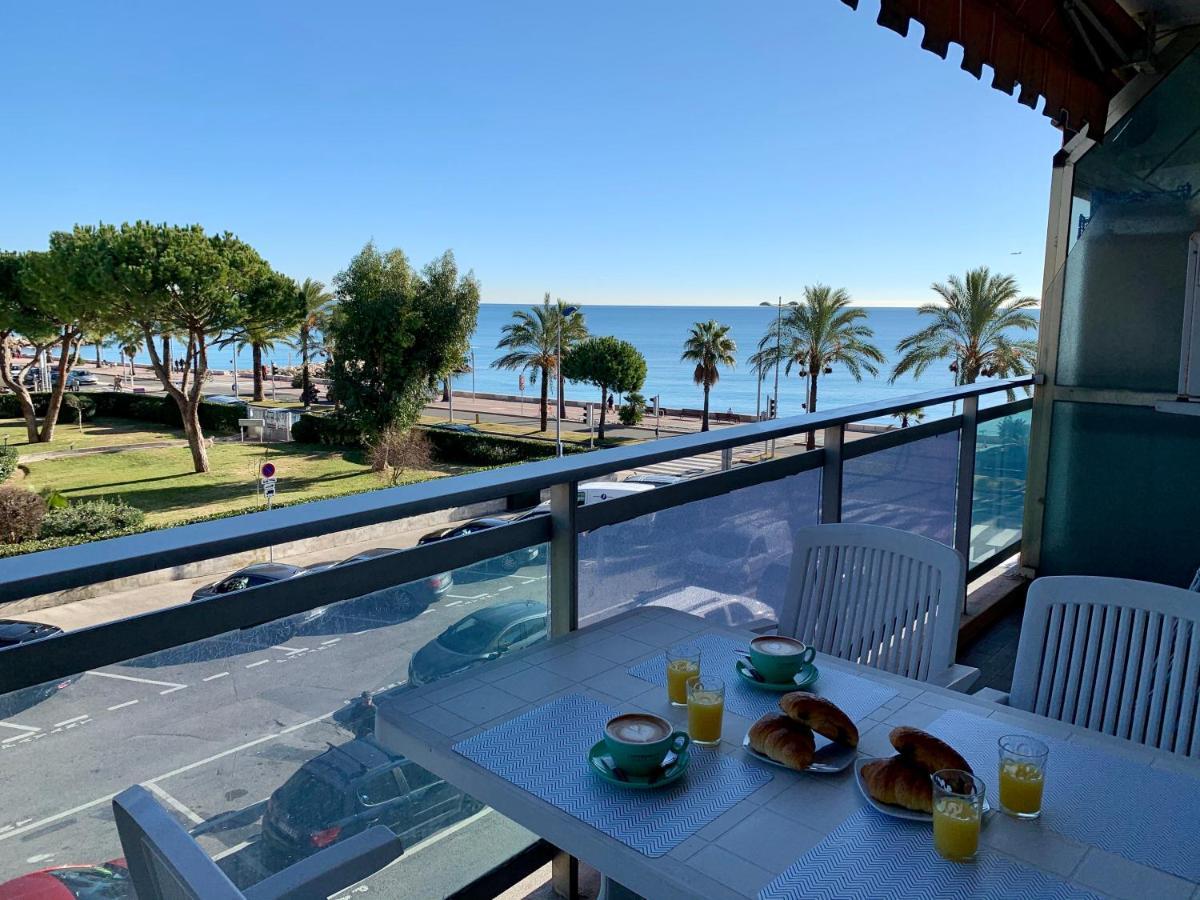 Studio F1 Vue Mer A 30M Des Plages Cagnes-sur-Mer Buitenkant foto